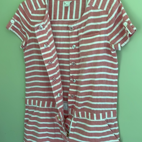 J. Crew Boathouse Striped Dress Chambray Size 2 - Picture 9 of 13